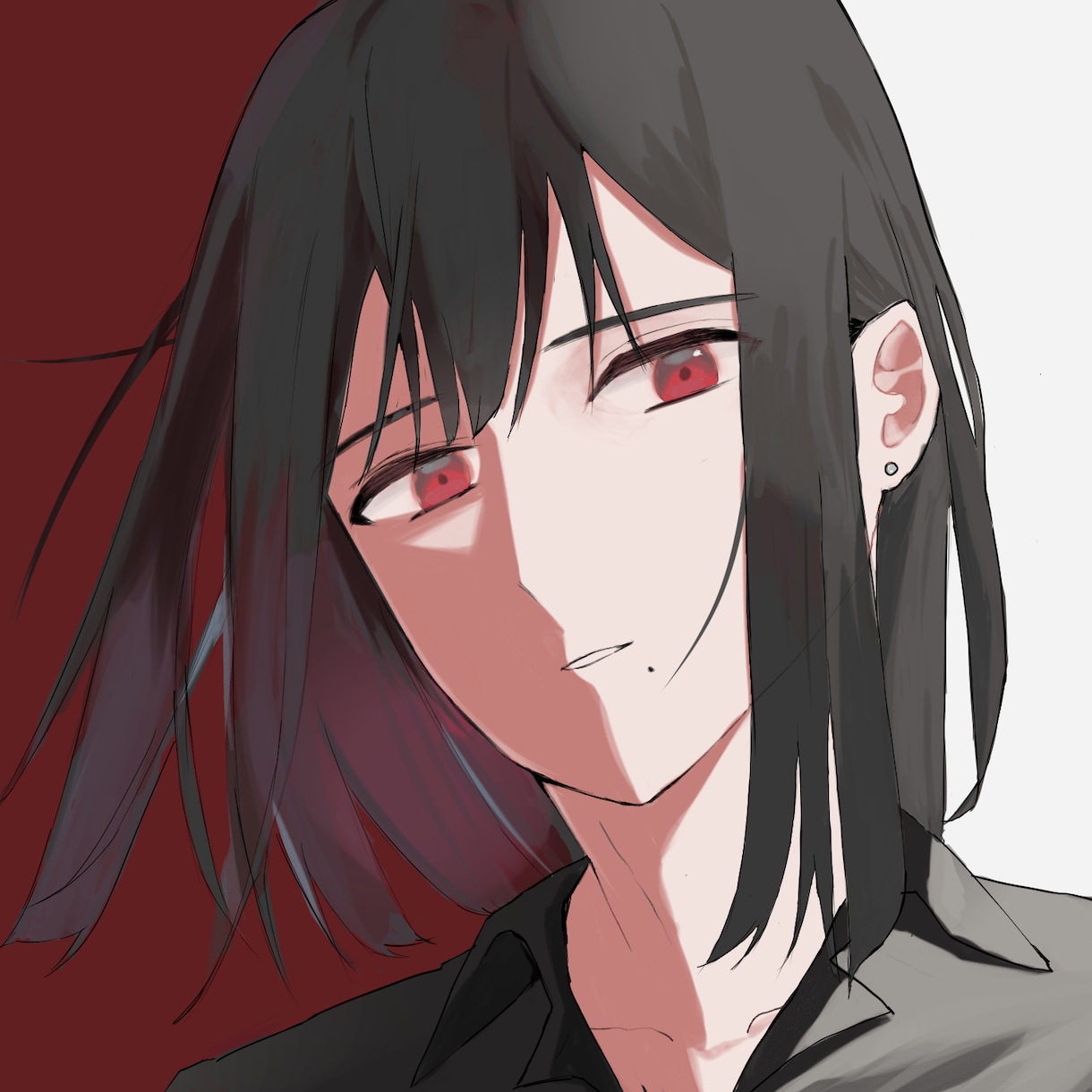 雰囲気のあるSNS向けアイコンを描きます 光と背景でかっこいい・かわいいイラストに仕上げます イメージ1
