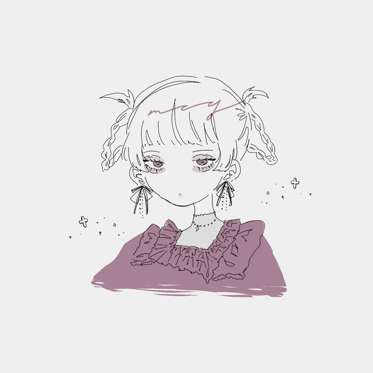 ゆるっとかわいい女の子のイラストを描きます SNSアイコン用にも、挿絵にも！ イメージ5