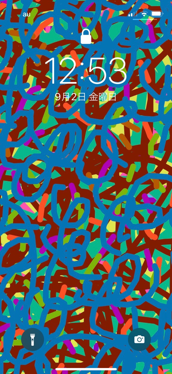 スマホのロック画面、ホーム画面をデザインしています ぱっと気分が明るくなる色彩のデザインです！ イメージ8
