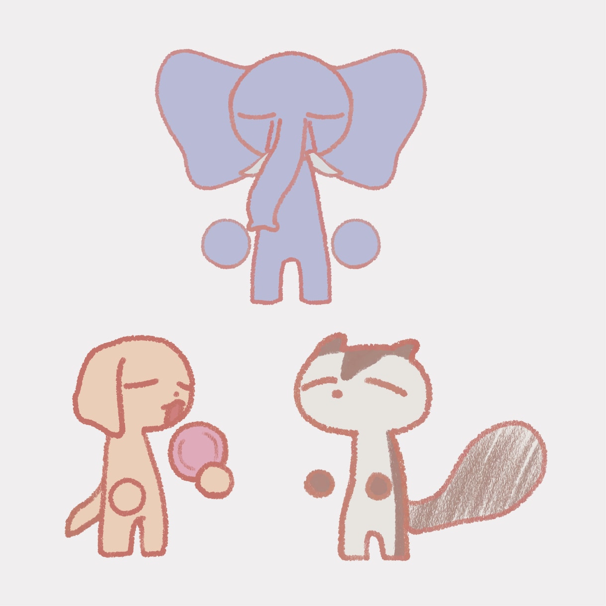 ゆるめのイラスト描きます ゆるくて可愛いイラストを描きます イメージ3