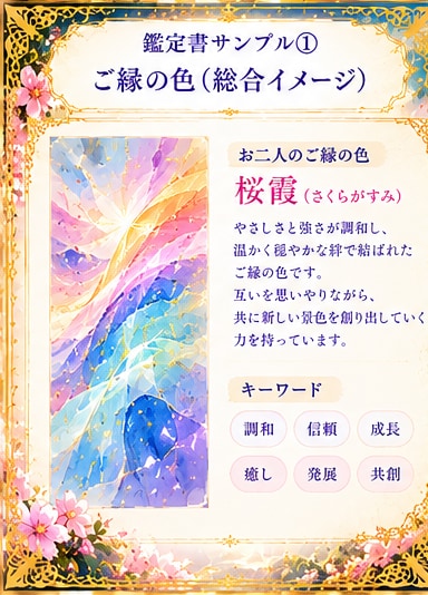 あなたとあの人のご縁の色を霊視します 二人を結ぶ色彩から、ご縁の本質と意味を紐解きます イメージ5