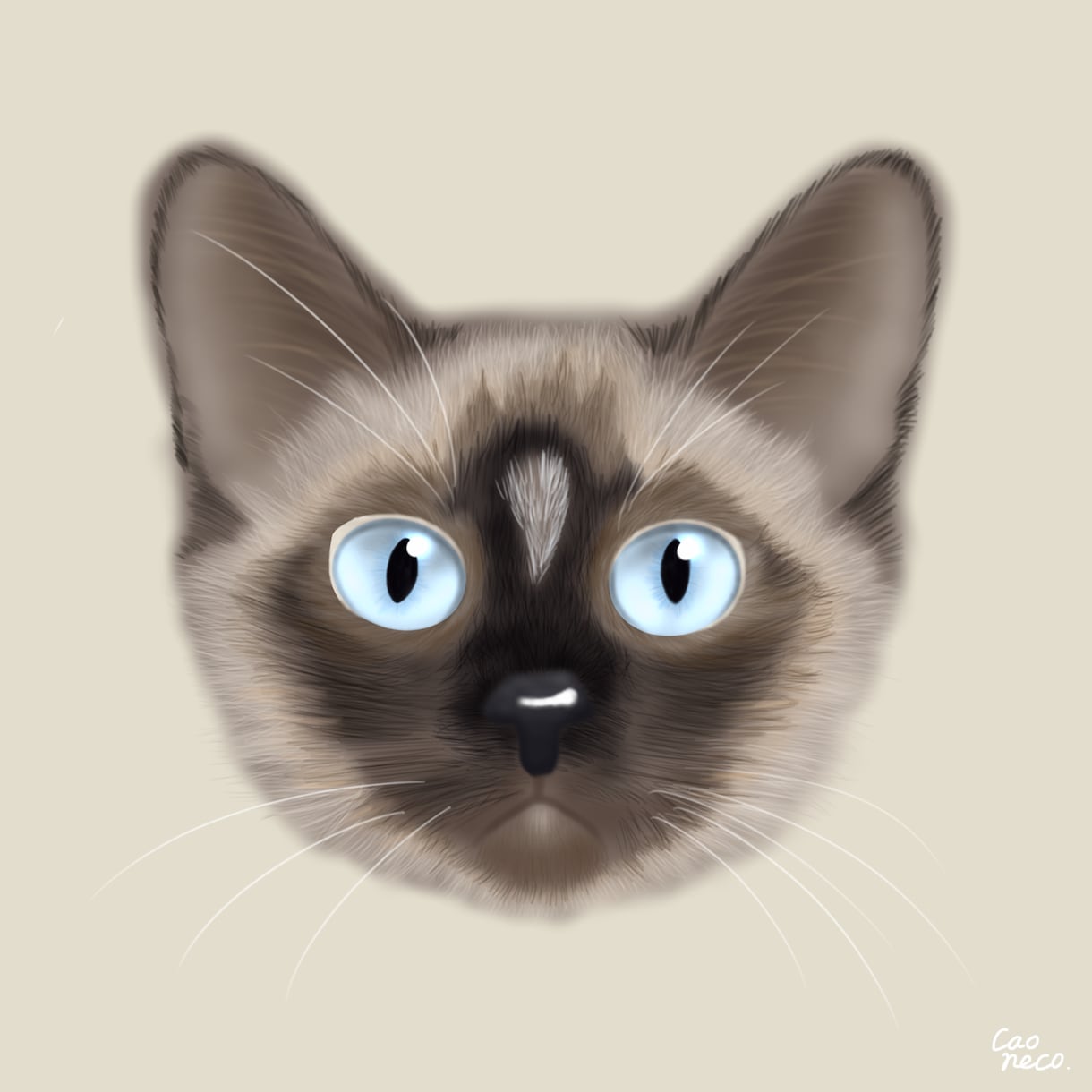 猫似顔絵描きます お写真をもとに可愛い猫ちゃんを描きます イメージ7