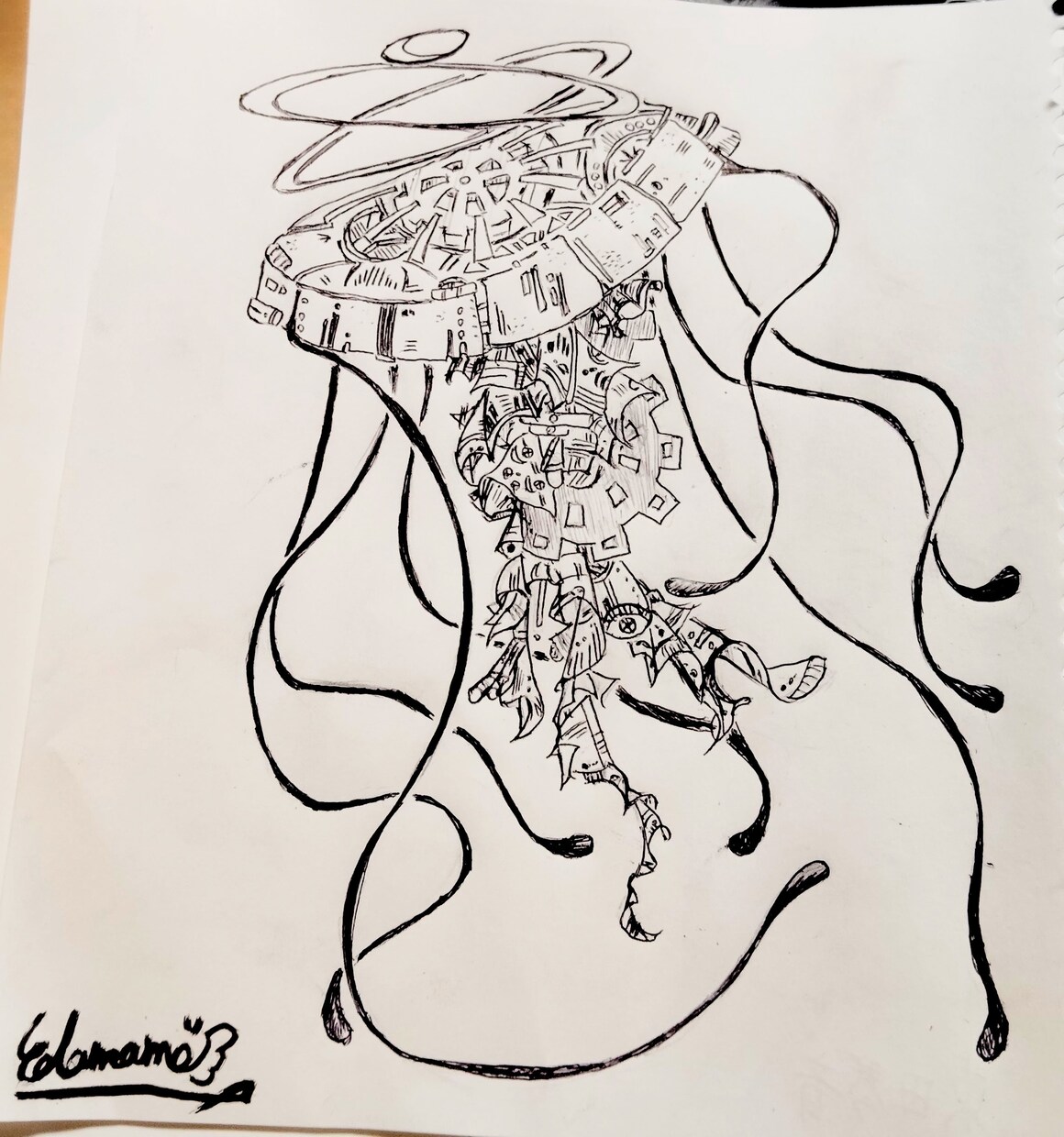 世界に一枚だけのペット原画を描きます 大切な家族を機械生命体アートに イメージ5