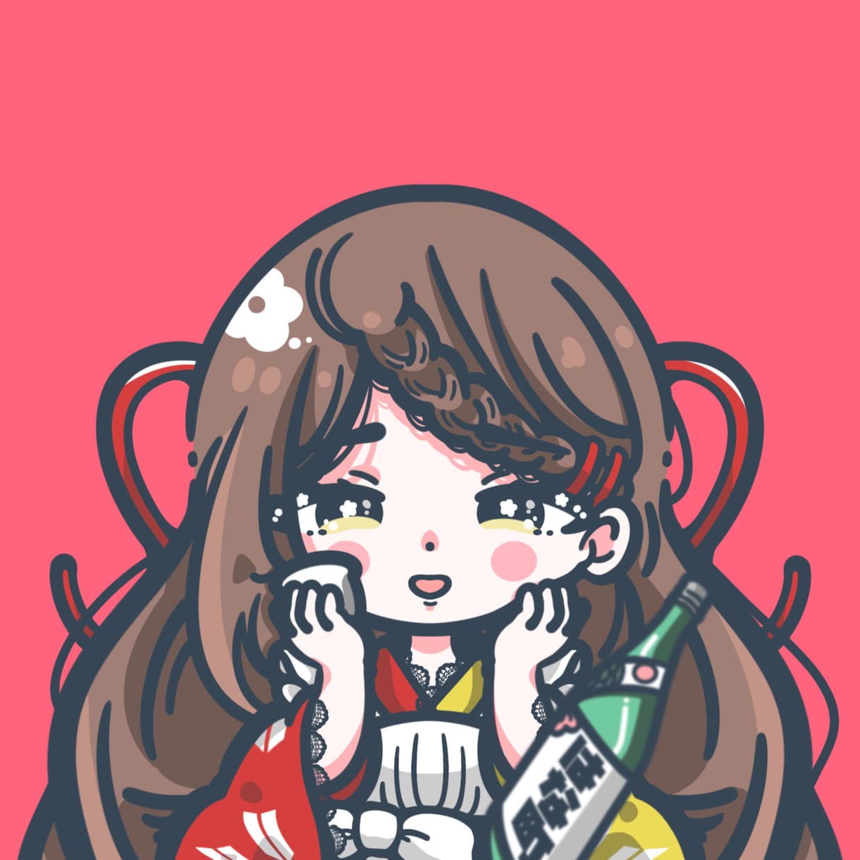 ポップで使いやすいデフォルメイラスト描きます SNSや配信、様々なシーンに映えるデフォルメイラストを イメージ3