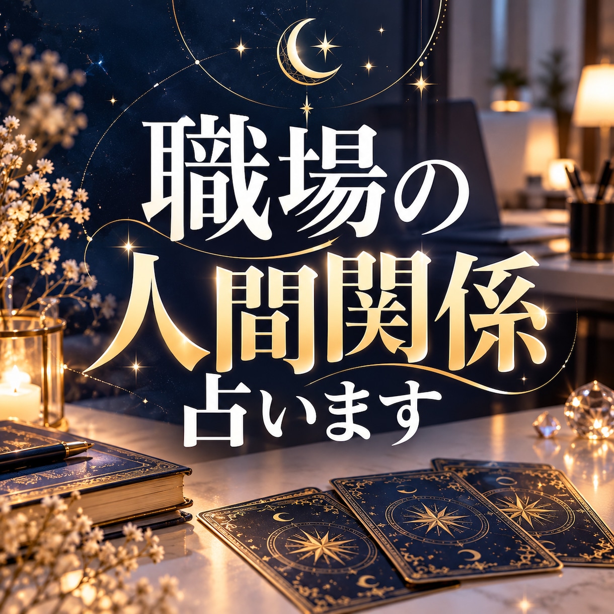 職場の人間関係のお悩みをタロット3枚で占います 上司・同僚との関係や気になるお悩みに寄り添います イメージ1