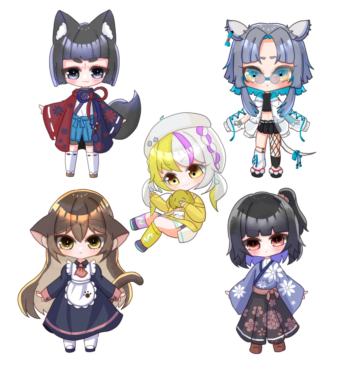 デフォルメイラスト（SD・ミニキャラ）描きます デフォルメが得意なクリエイターがイラストを制作いたします イメージ3