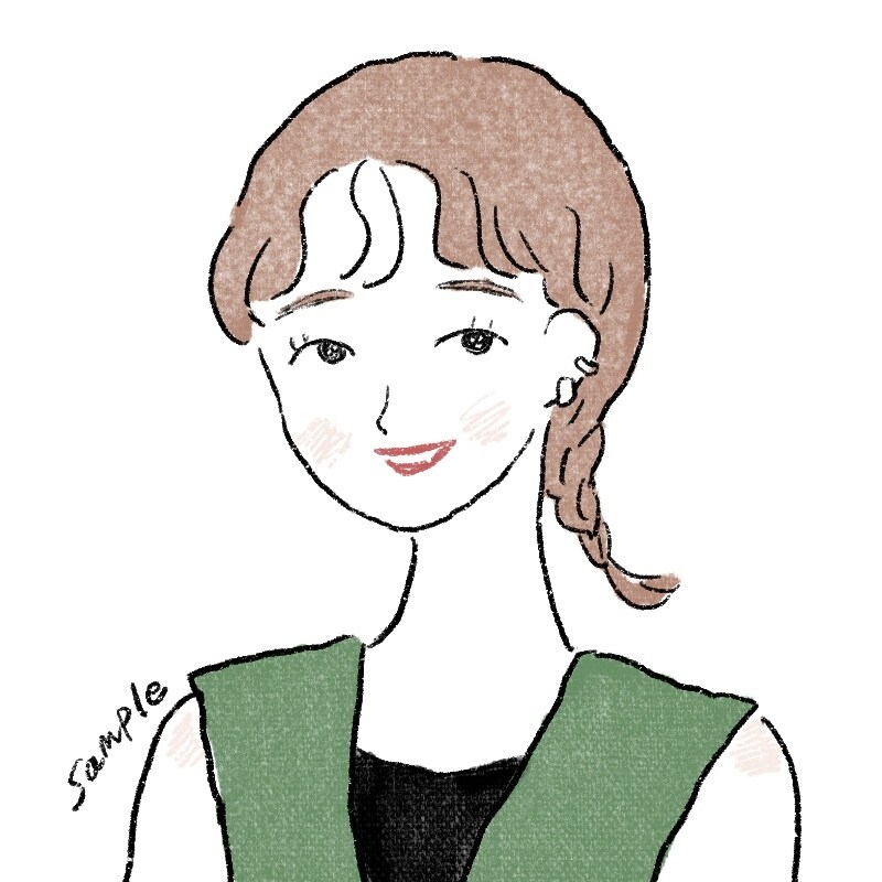 似顔絵｜シンプルであたたかみのある似顔絵かきます SNSやホームページなどに。ゆるめな手描きタッチ。 イメージ3