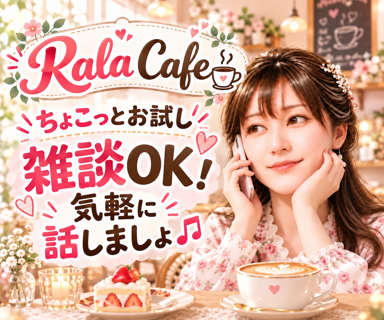 ちょこっとお試し雑談OK！話し相手になります 誰かと話したい誰かに話したい そんな時おしゃべりしませんか♪ イメージ1