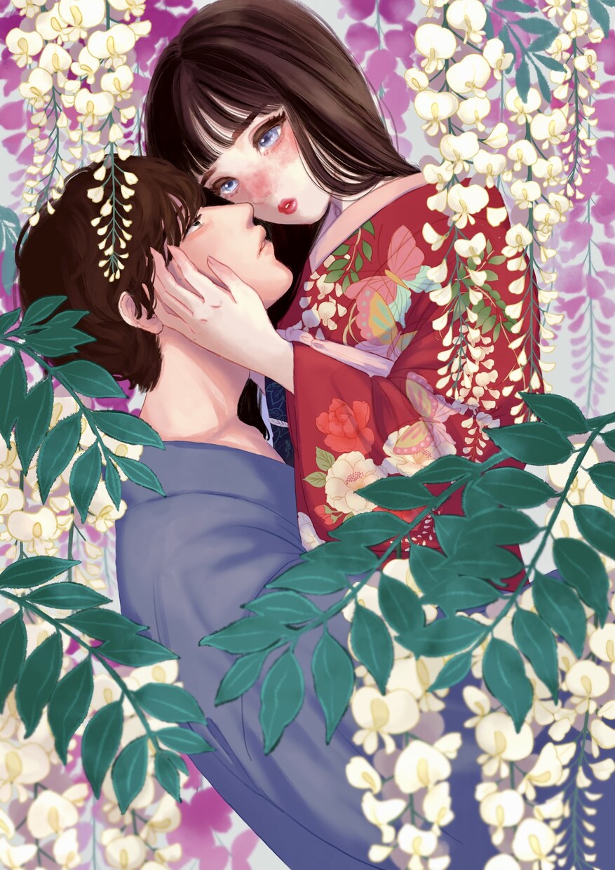 心ときめく和風・着物イラストを丁寧に制作します 世界観を大切にした和風・着物表現 イメージ7