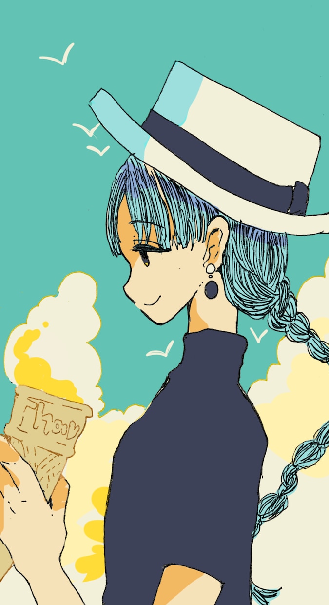 SNS用アイコンイラストを作成します 水彩、デジタルどちらでも作成できます イメージ4