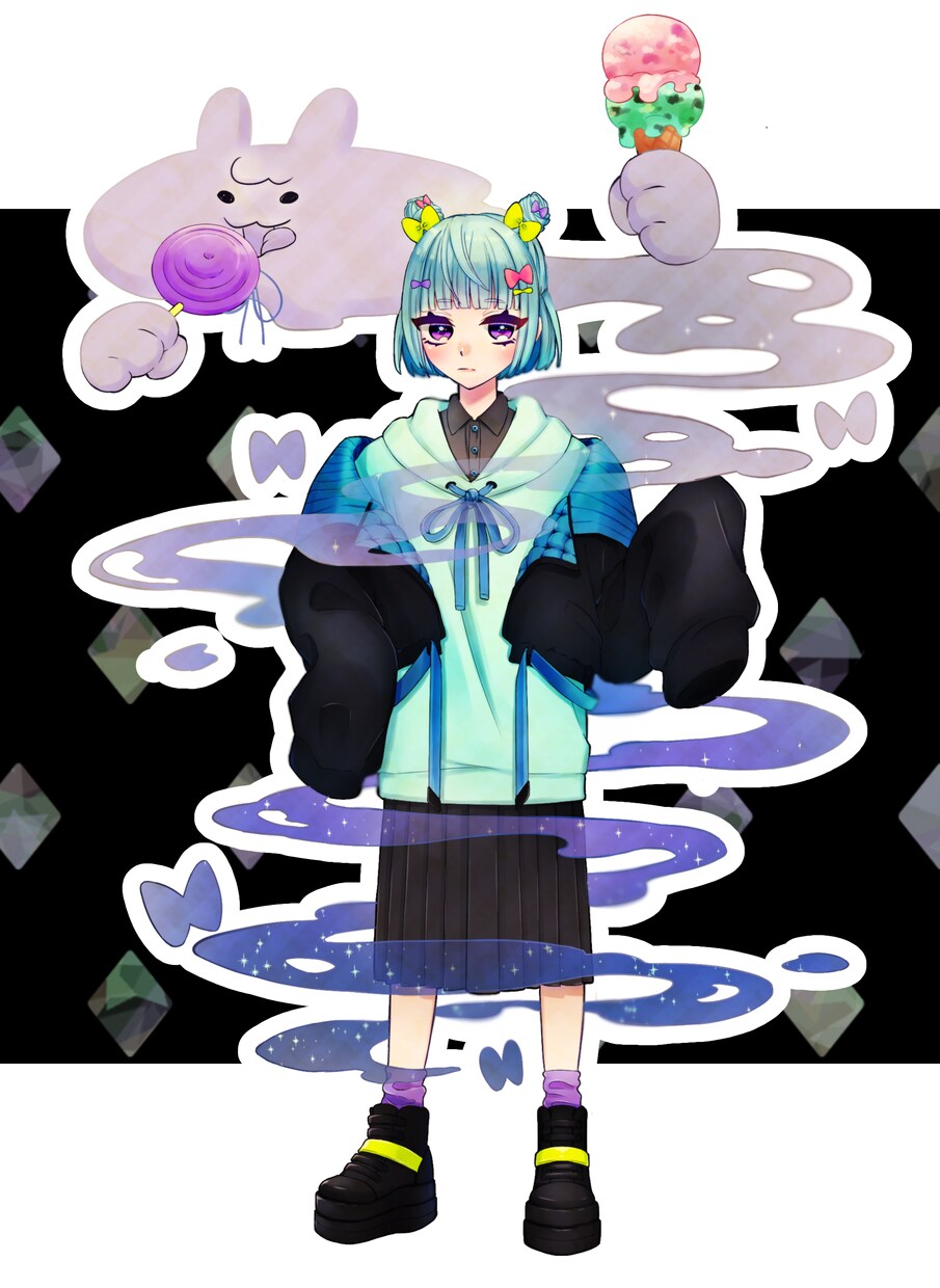 かわいいイラスト作成致します アイコン、サムネ、立ち絵をイメージに合わせたイラスト イメージ5