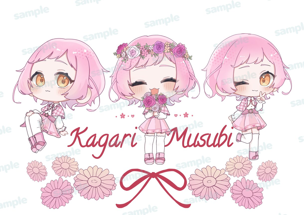 可愛いミニキャラを描きます アイコンからグッズ、サムネイルまで使えるイラストを制作します イメージ8
