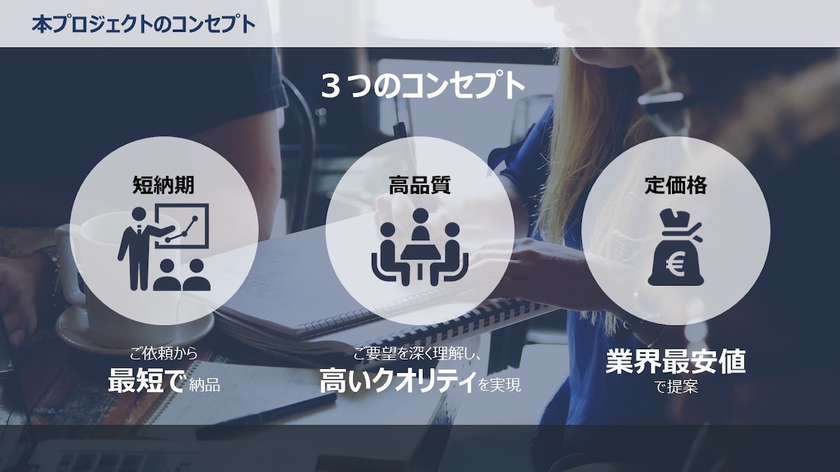 プロによる成果を生むパワポ資料のデザインします ビジネスの課題解決を実現する資料作成 イメージ4