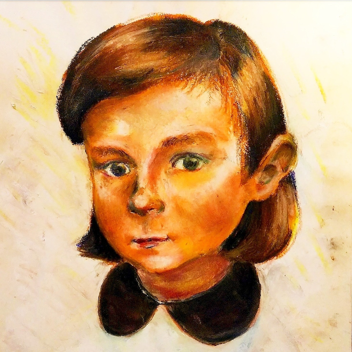 パステルクレヨンで似顔絵を描きます 絵本チック、レトロ、ほどよくリアルに描きます イメージ2