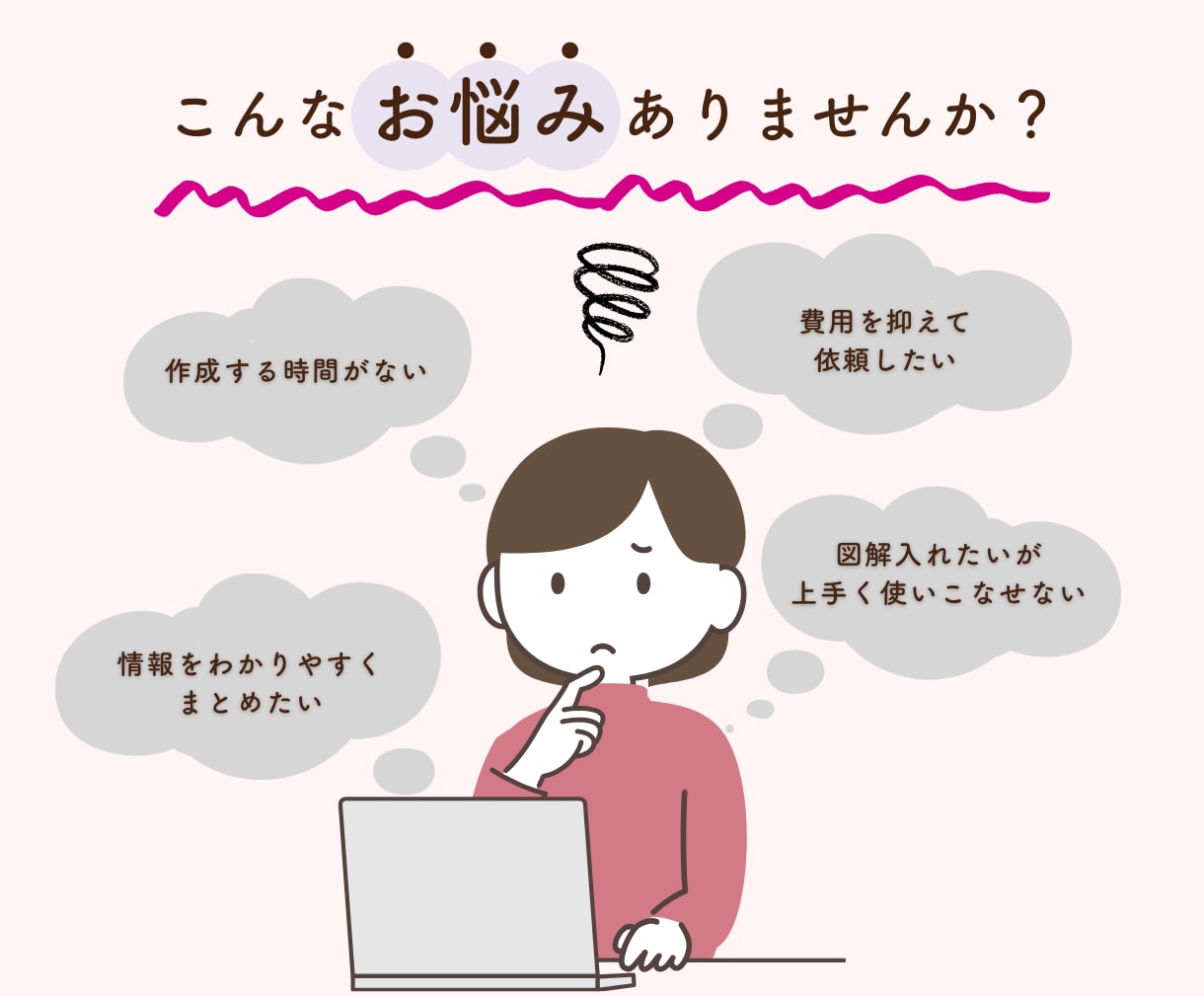 見やすく伝わるスライドを作成します 図解とデザインで伝わる資料に。 イメージ2