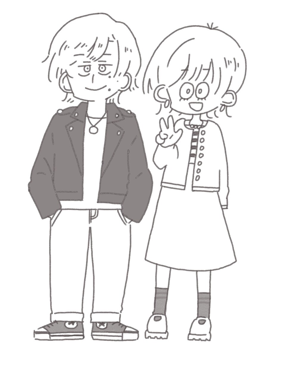 最短即日相談！似顔絵描きます 短納期でかわいいイラスト素材を制作します。 イメージ1