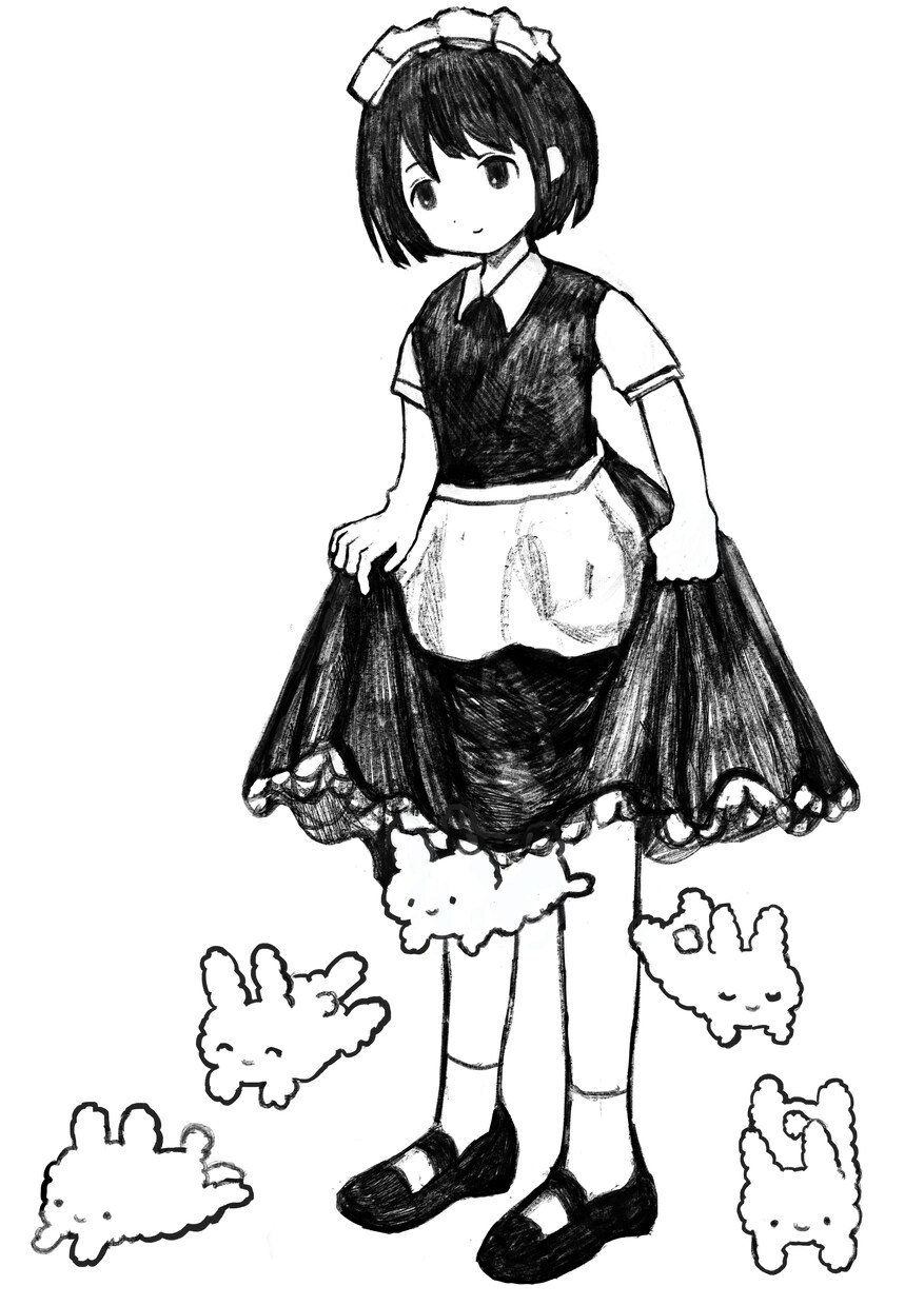 可愛い女の子、キャラクターの一枚絵を作成致します ☆かわいいキャラクターをあなたのリクエスト通りに描きます イメージ6