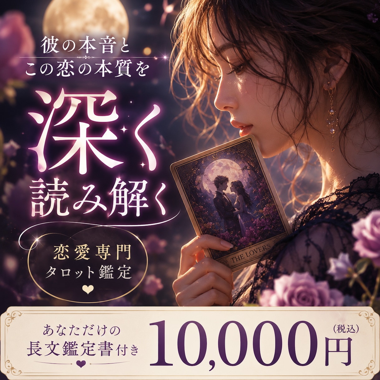 恋愛×深読みタロット|この恋の本質を読み解きます 苦しい恋に悩んでいるあなたへ/長文鑑定で丁寧に紐解きます‪✿ イメージ2