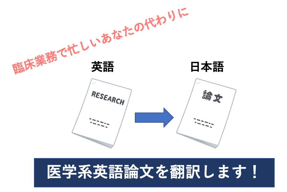 忙しい貴方の代わりに医療系英語論文を翻訳します 大学院卒、現在は企業で働くPTが忙しいセラピストをお助け! イメージ1