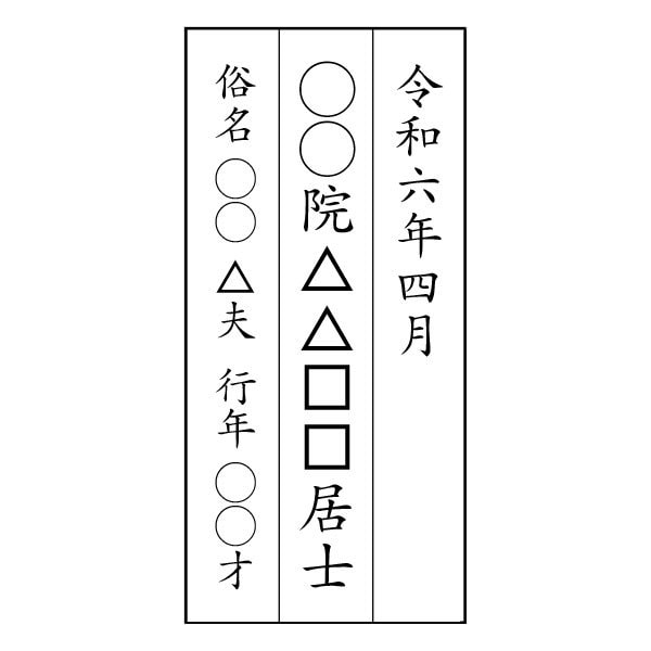 過去帳へ代書・代筆・筆耕します 新規はもちろん書き換えや追記、日付の有無、各宗派など対応可能 イメージ5