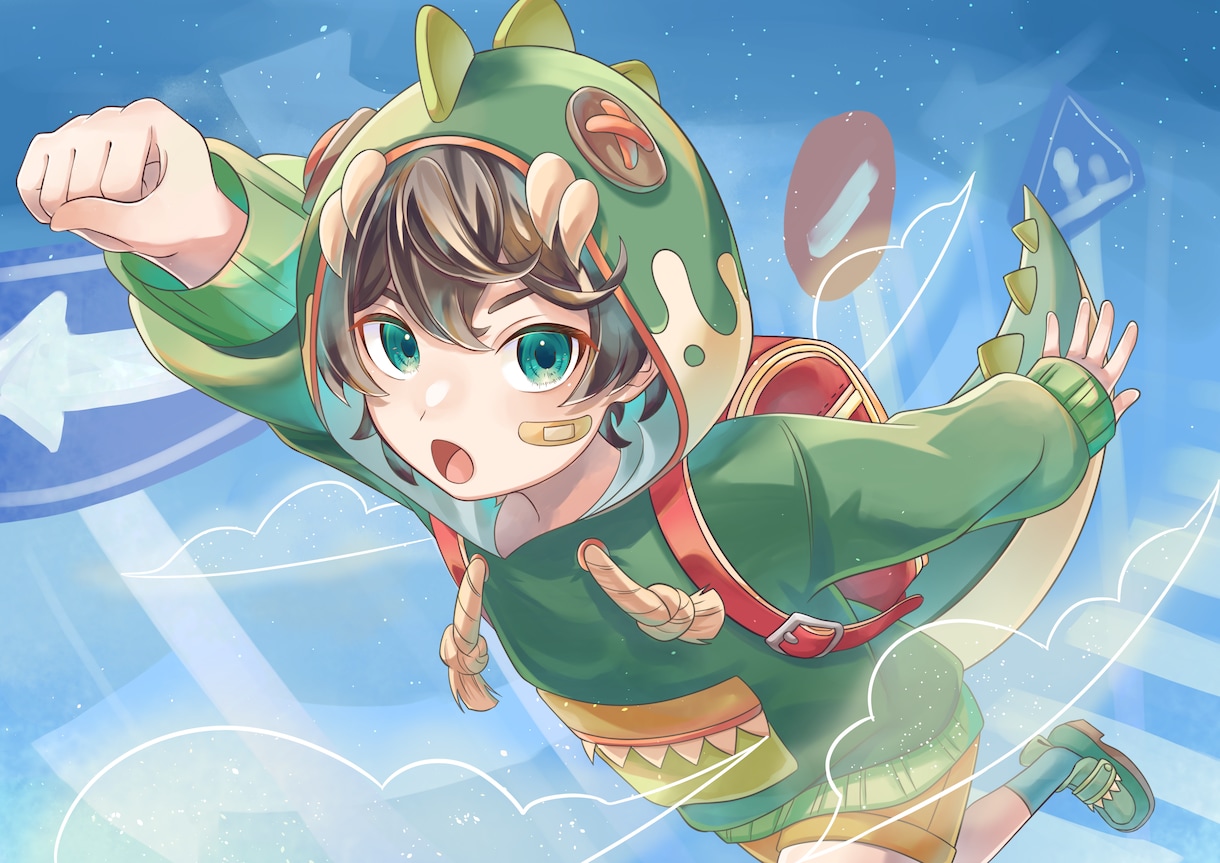 サムネやグッズなどに使える1枚イラストを作成します 透明感のあるイラストを得意としています！ イメージ6