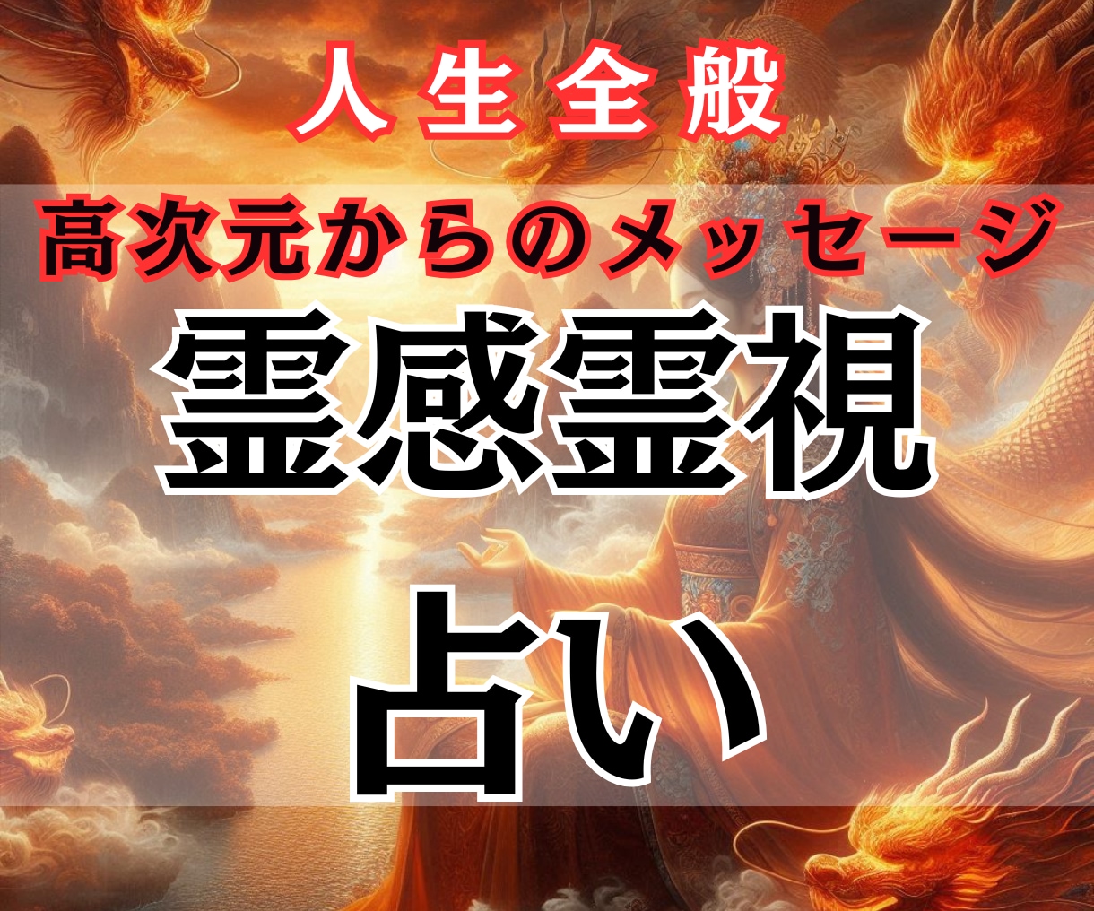 高次元からのメッセージで鑑定致します 龍神様、大日如来様との繋がりで交信し、アドバイス致します。 イメージ1