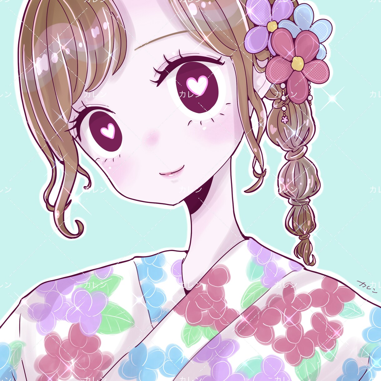 かわいいアイコン作成します 目を惹くかわいいイラストが得意です♡ イメージ3