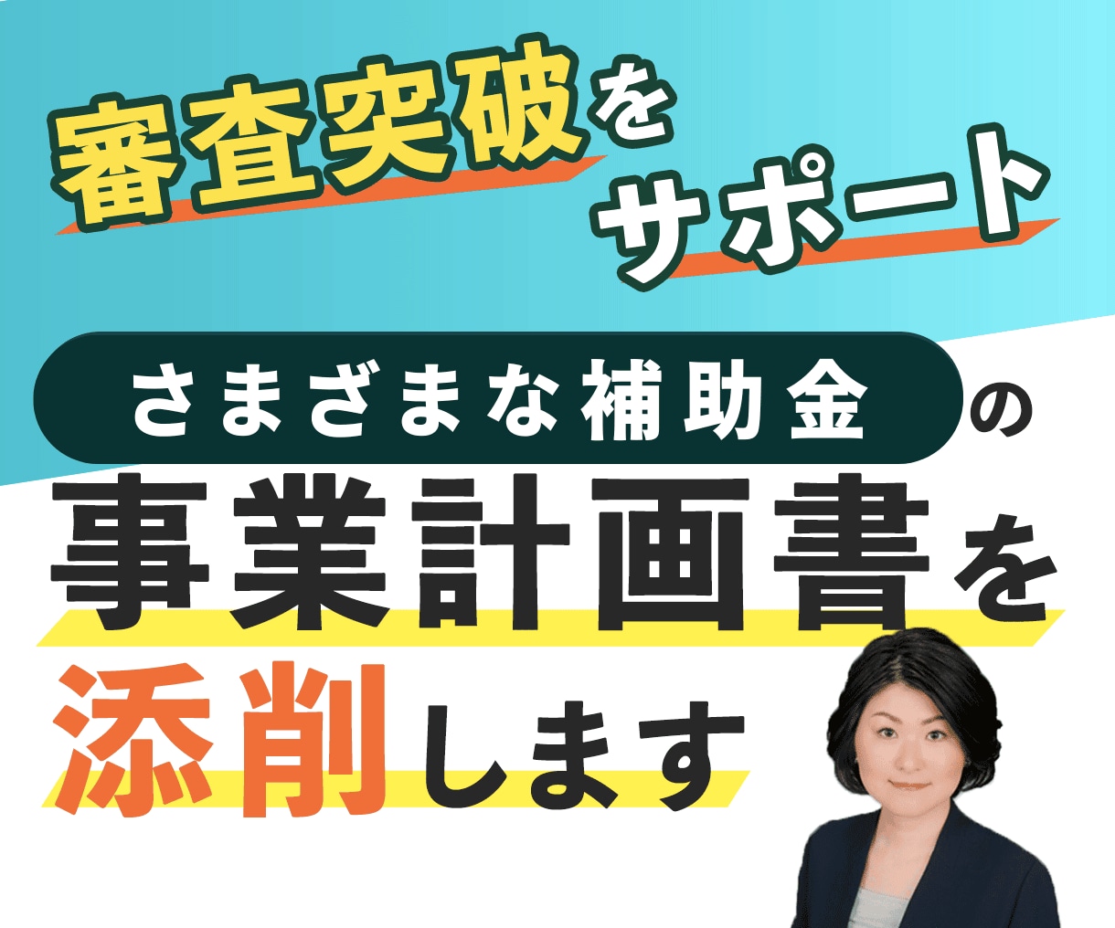 プロが補助金の事業計画書の添削を安価で承ります 【対象補助金は詳細へ】申請者・士業・支援者にも対応！採択多数 イメージ1