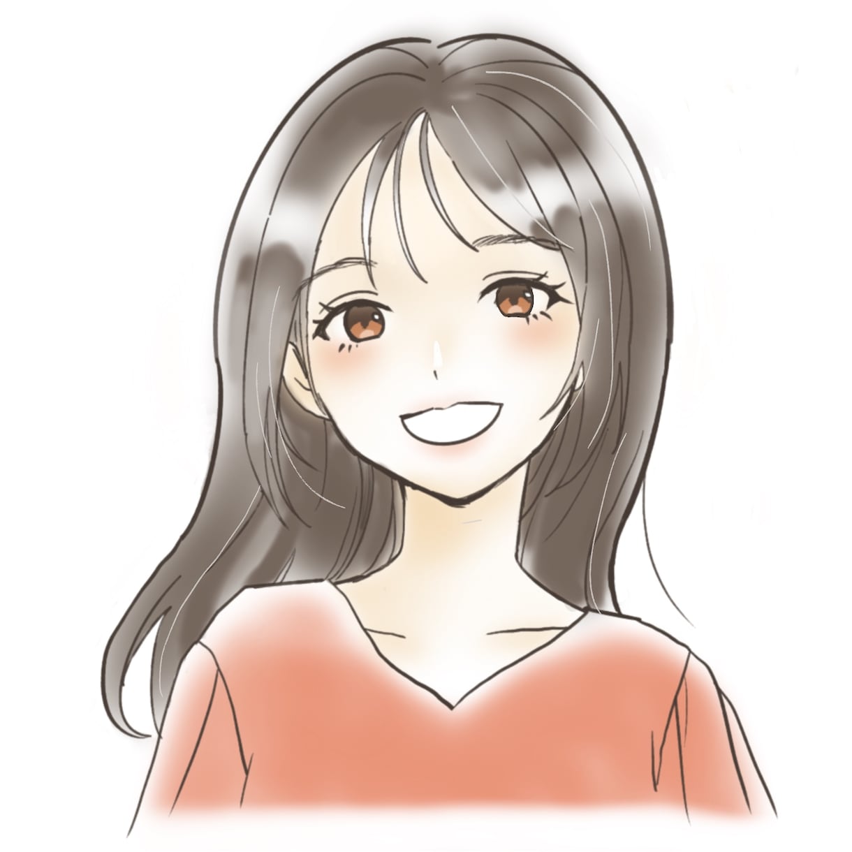 ゆるふわナチュラルなSNSアイコンお描きします 手描き感のある、やさしい雰囲気のイラスト イメージ1