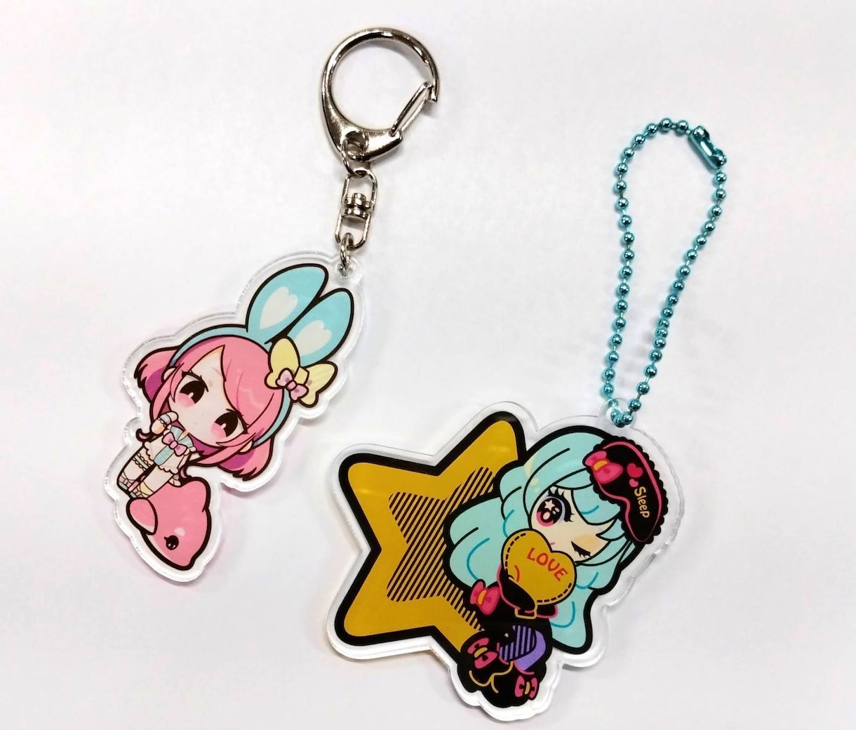 オリジナルのアクリルキーホルダーグッズ作ります イラストなどアクリルキーホルダーにしませんか？ イメージ3