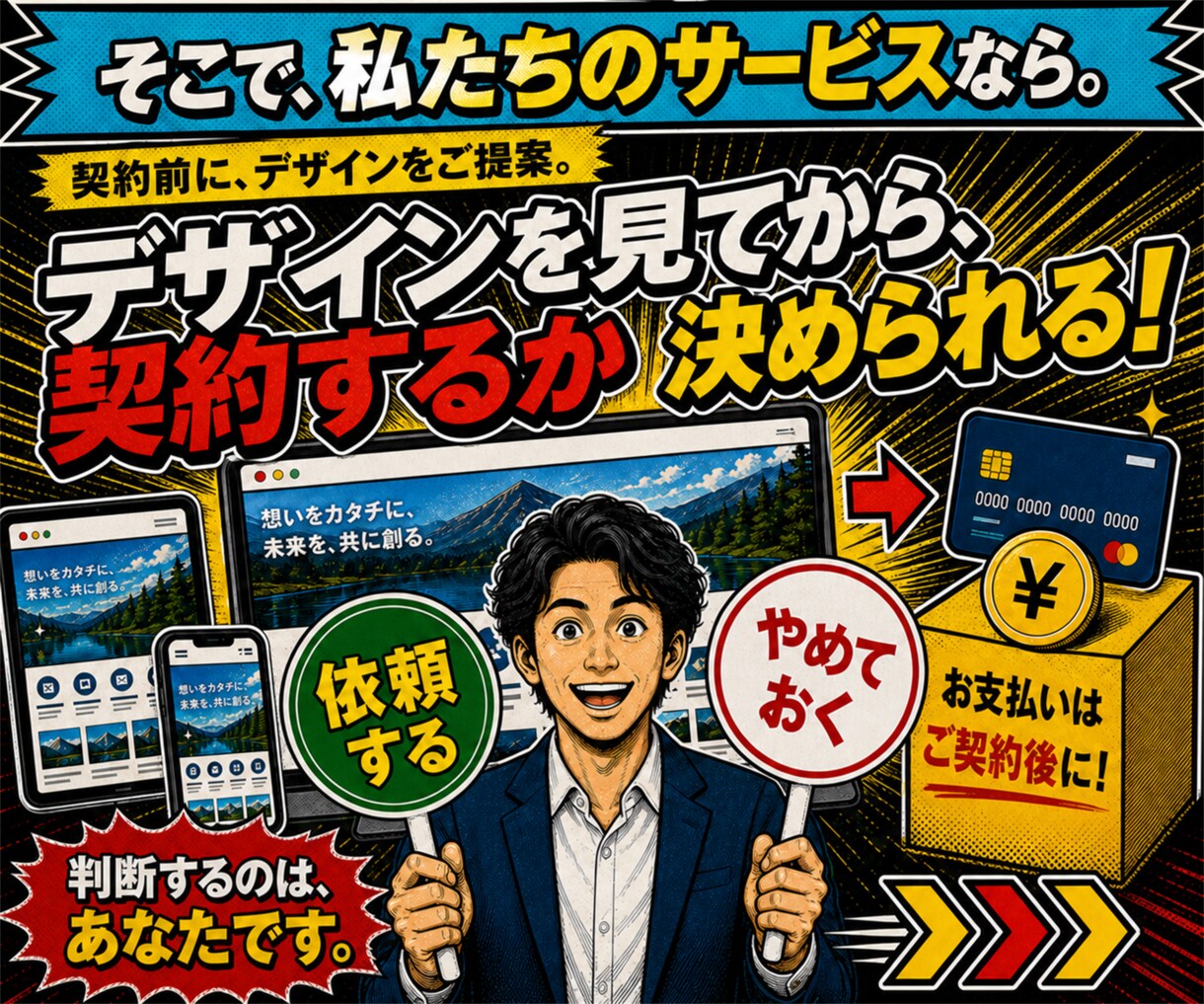 全額返金保証!!｜売上・集客が上がるHP作成します 戦略から作る！"すぐに"成果に繋がる高品質ホームページ制作！ イメージ6