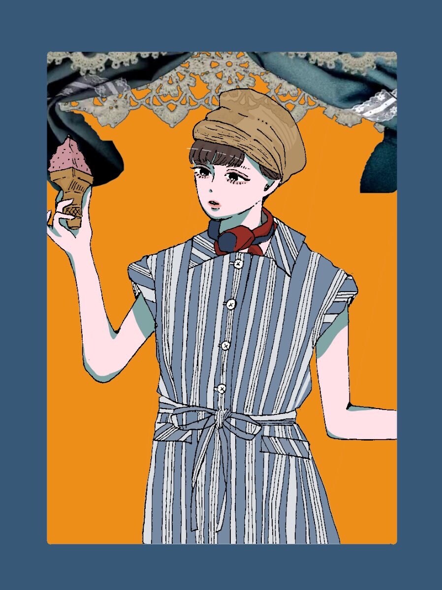 オリジナルイラスト制作承ります イラスト+コラージュでより個性のある作品に！ イメージ1