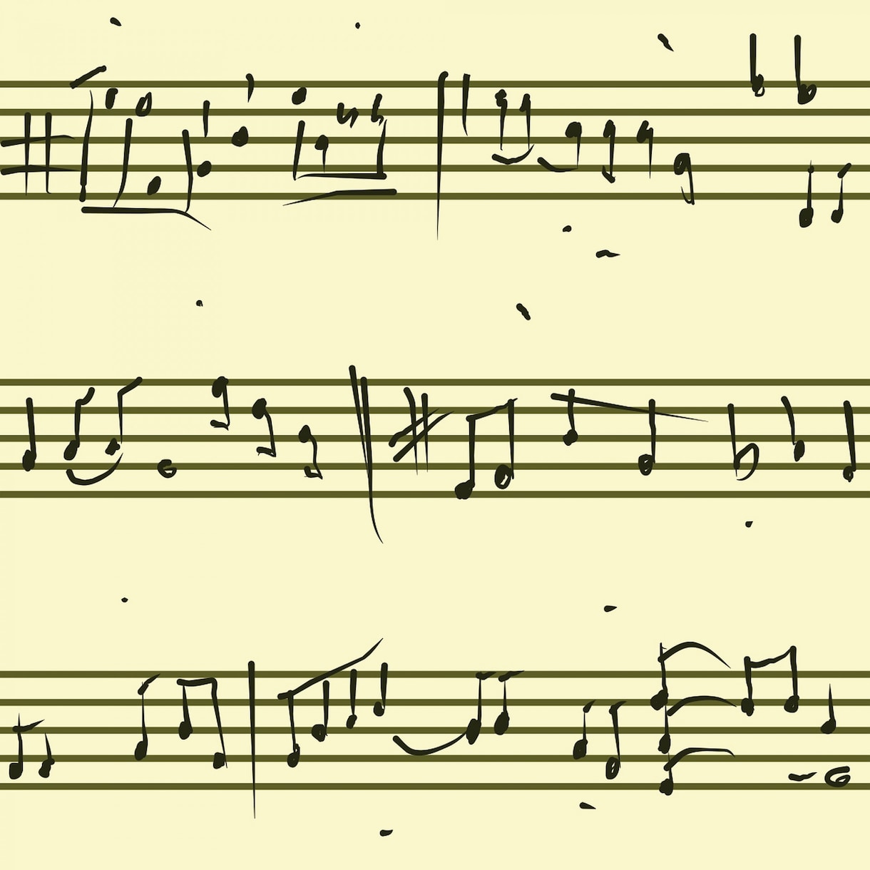 オリジナル楽曲の歌詞つきメロディー譜作りますます オリジナルの曲を楽譜にしたい時に・・・ イメージ1