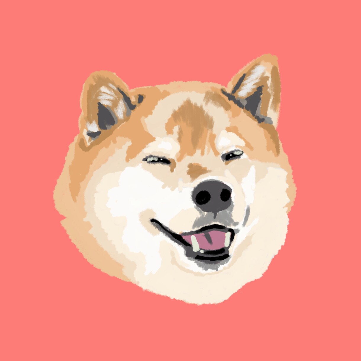 ペットのお気に入りの一枚をイラストにします おしゃれで愛着のわくイラスト・アイコンが欲しい方へ☆ イメージ1