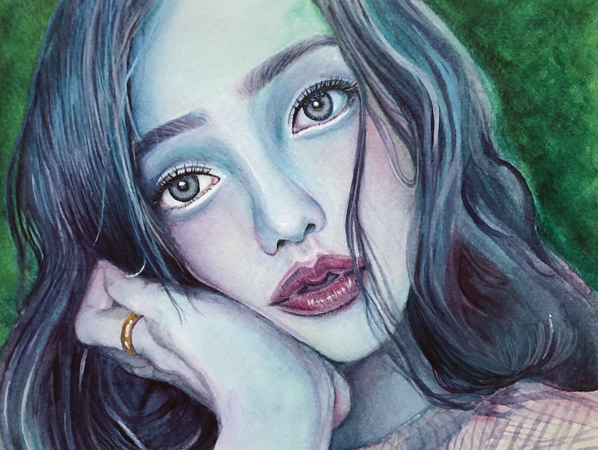 寒色系を中心に、水彩で絵を描きます ご自宅のインテリアや、お店のアクセントに イメージ4