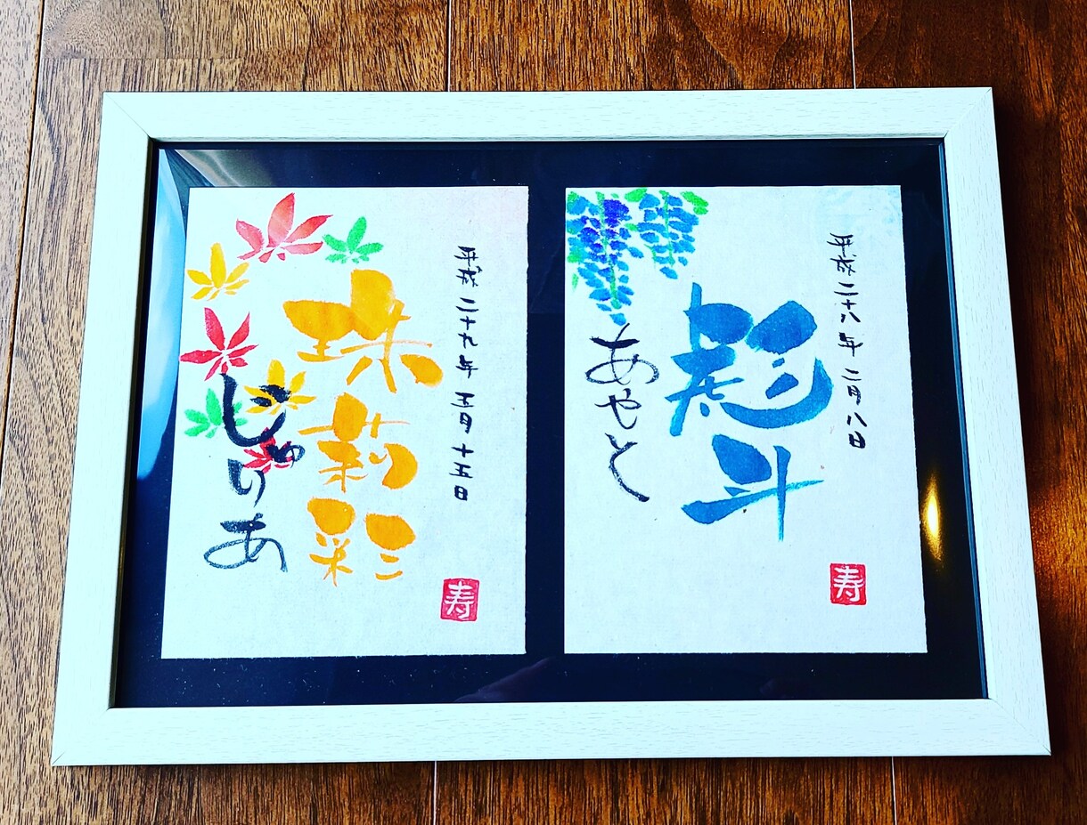 世界に1枚だけの命名書作成します あなたの想いを形にしてみませんか？ イメージ3