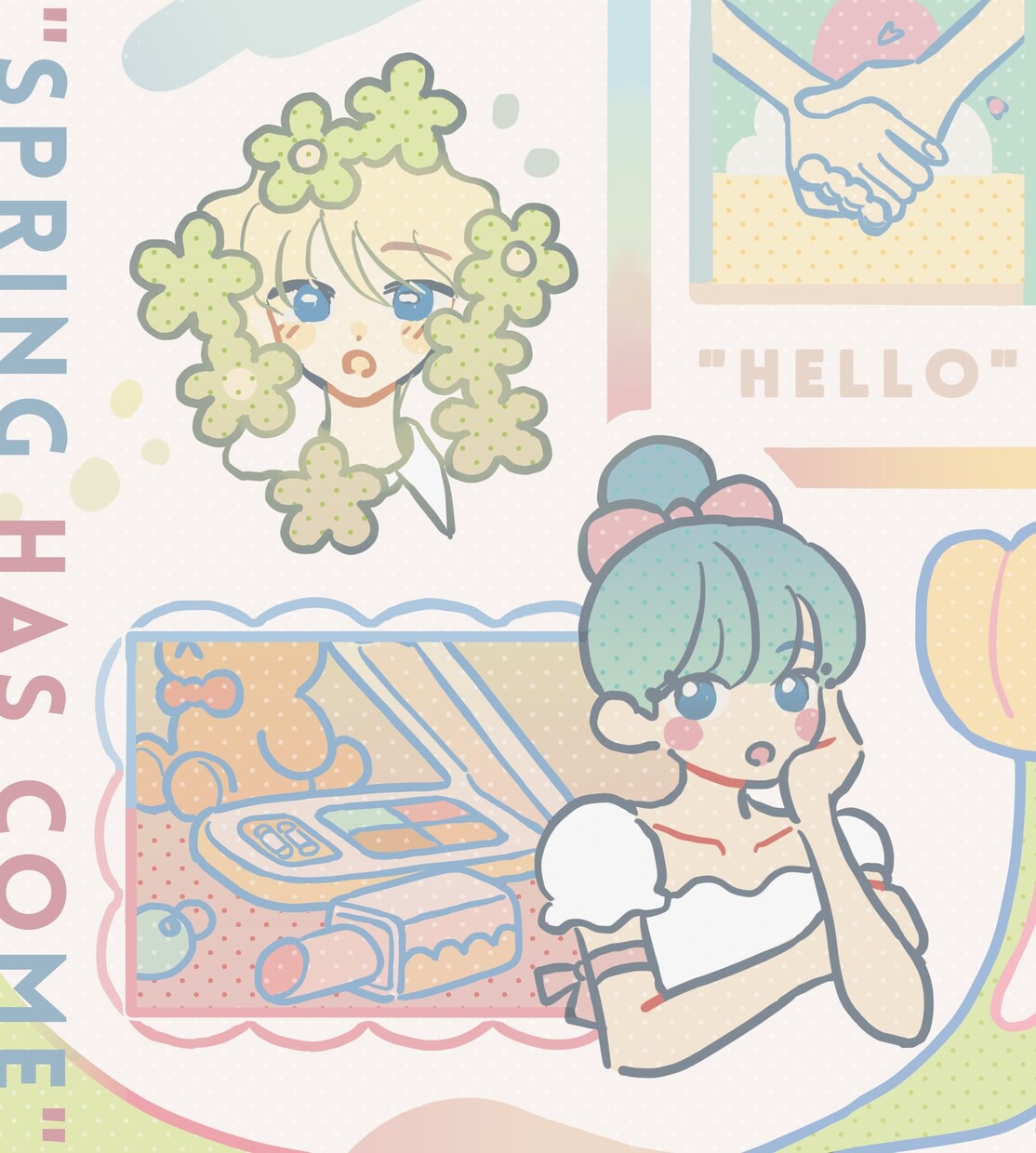 思い出やキャラクターを詰め込んだイラスト制作します あなたのために、人に見せたくなるような可愛いイラスト描きます イメージ5