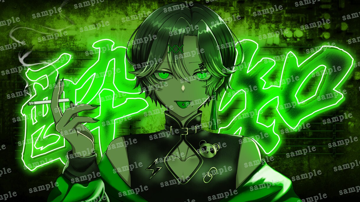 絵柄寄せでサムネイルお描きします 曲の絵柄に寄せてあなたのキャラでサムネイルを作成しましす。 イメージ4