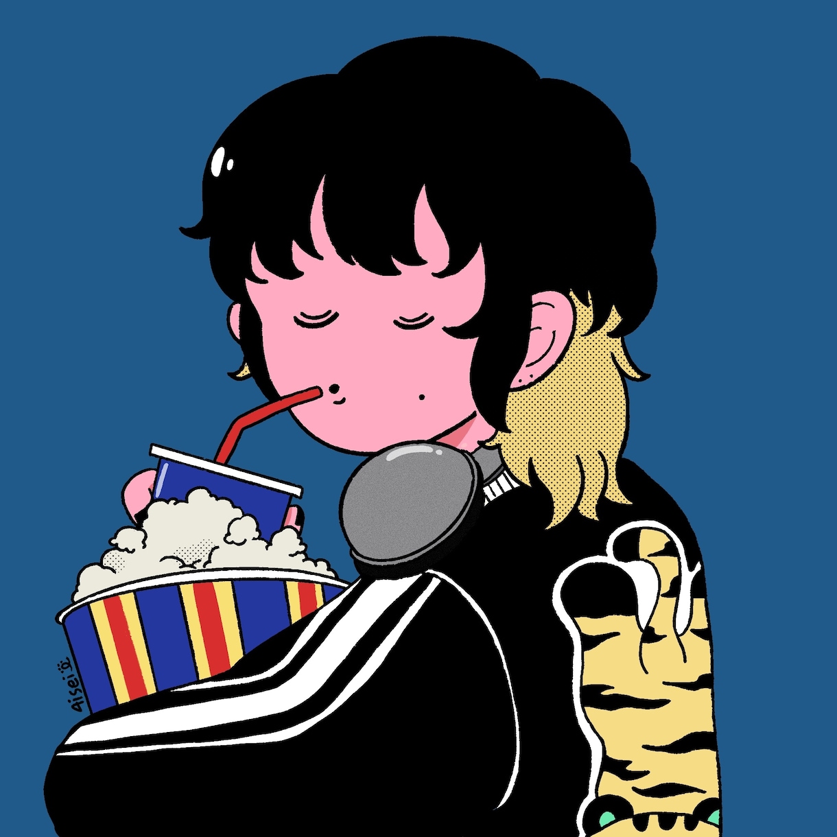 即日OK★商用利用可:レトロポップイラスト作ります SNSやショップカード等！多種多様なイラスト描けます♡ イメージ3