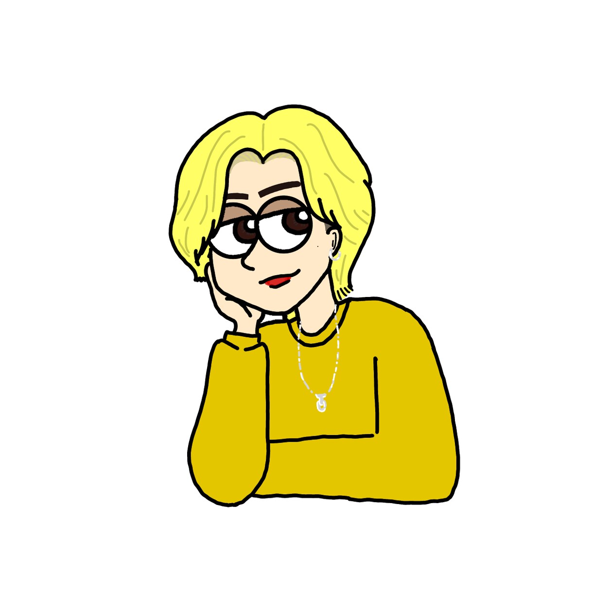 こだわりを聞いて描くようにしています 用途に合わせてカッコ可愛い似顔絵描きます!!! イメージ1