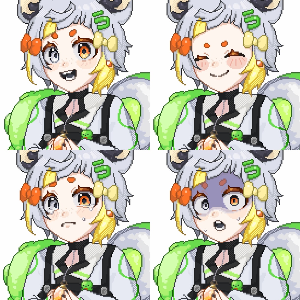 高クオリティのドット絵制作いたします 表情差分4種セットでサムネイルにピッタリ！ イメージ3