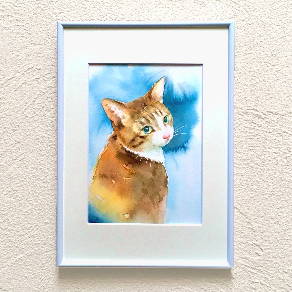 ペット似顔絵　手描きの水彩画で優しく描きます 犬・猫その他ペット全般の似顔絵/プレゼントにもオススメ◎ イメージ9