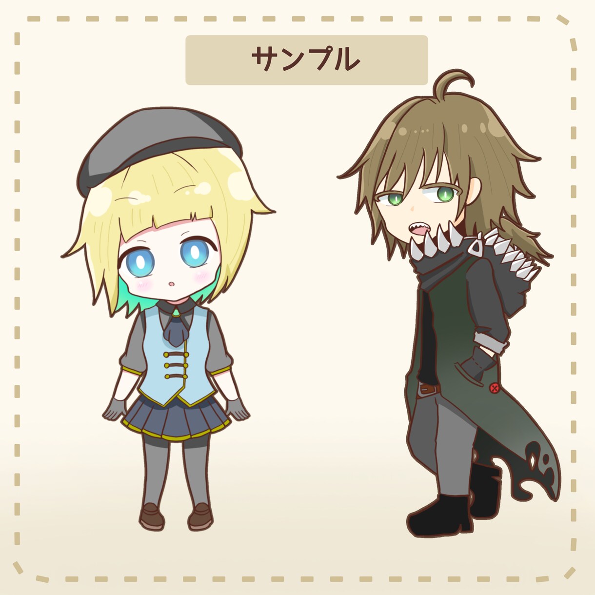 ゆるかわSDイラスト描きます 配信・SNSに使える商用可SDイラスト イメージ5