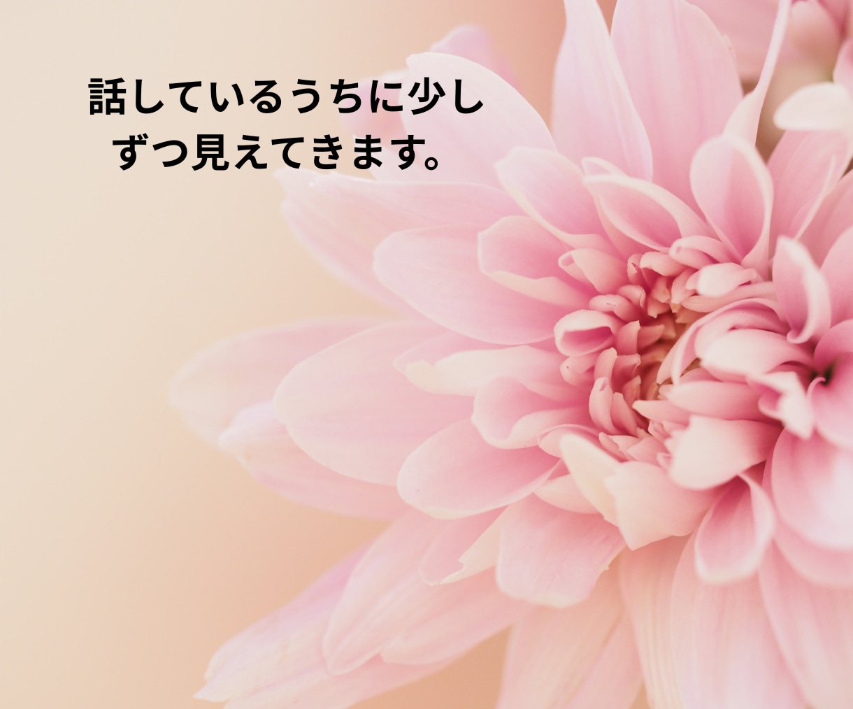 頭の中のモヤモヤした言葉を聞きます 話しているうちに自分の考えがみえてきます イメージ4