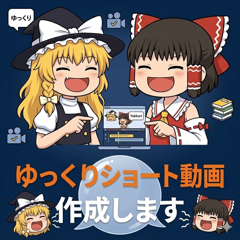 ゆっくりショート動画を制作します 格安でショート動画一本仕上げます イメージ1