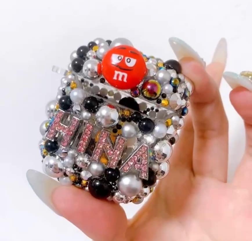 iPhoneケースやiQOSケース等をデコります 世界に一つだけ！オーダーメイドのキラキラアクセサリー イメージ6
