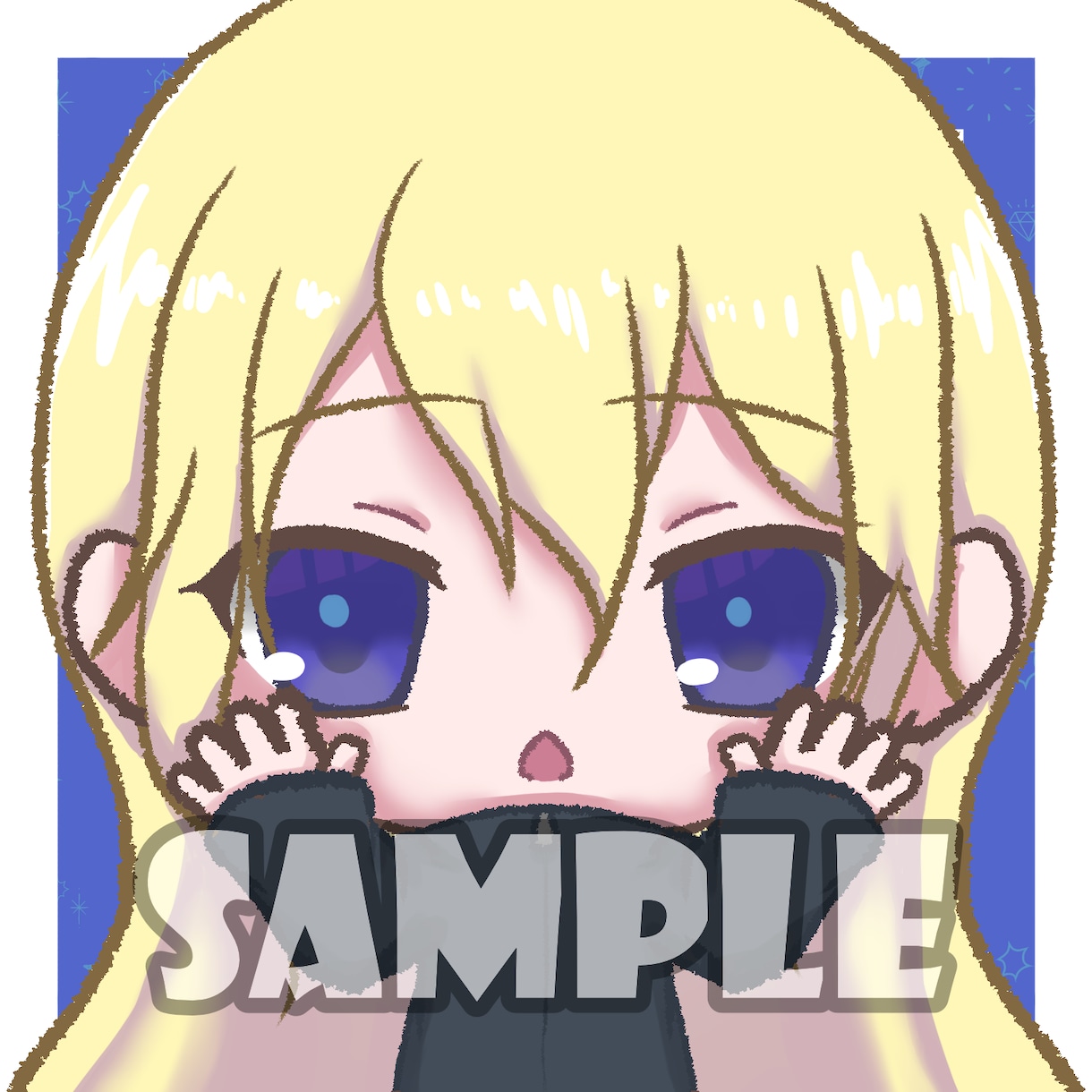 ゆるくてかわいいアイコンイラスト描きます SNSやブログ等のアイコンにどうぞ！ イメージ2