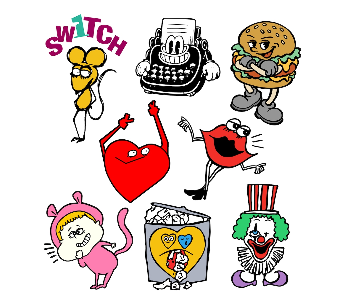 ポップで印象に残るキャラクターを作成します お店やブランドの顔になるオリジナルキャラクターをご提案 イメージ1