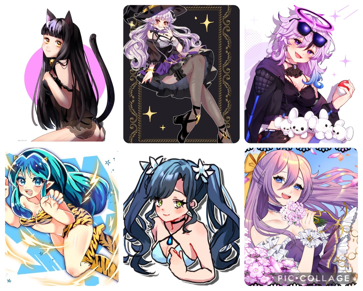 低価格で高クオリティのイラスト描きます 等身、ミニキャラ、パーツ分け、MV、1枚絵等々 イメージ2
