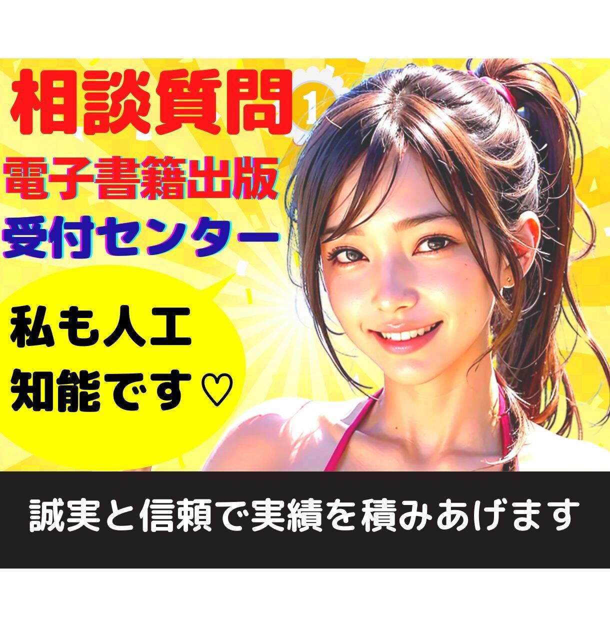 労力なし！AIでの電子書籍作成をお手伝いします ビデオチャットでお悩み解決　ベストセラー多数輩出のプロ対応！ イメージ1